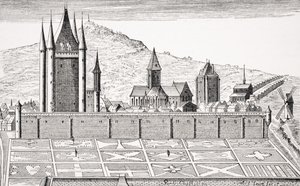 The Tower of the Temple in Paris, after an Engraving of the 